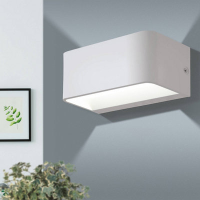 Eglo Sania 4 Led White Cube Aluminium Wall Light