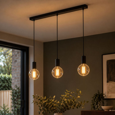 Eglo Black/Light Pozueta E27 Pendant - Image 8