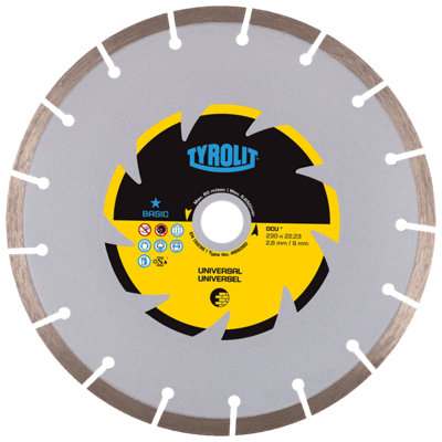 Tyrolit 115mm X 22.23mm Dcu-Eco Diamond BladeGeneral Purpose from B&Q