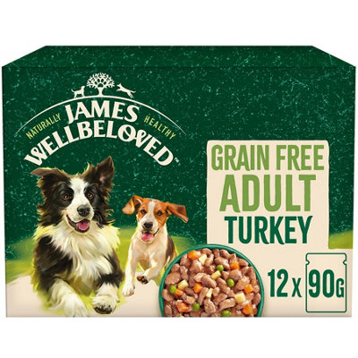 James Wellbeloved Grain Free Adult Turkey In Gravy Pouch 12 X 90G from B&Q