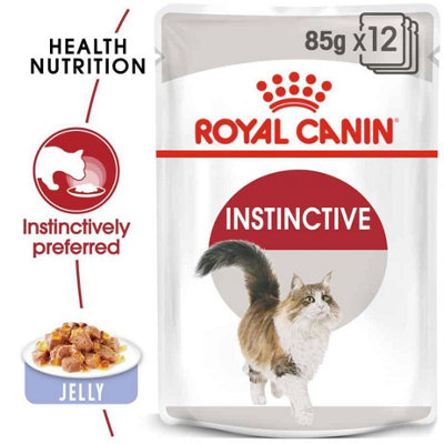 Royal Canin Instinctive Adult Wet Cat Food In Jelly 12 X 85G from B&Q