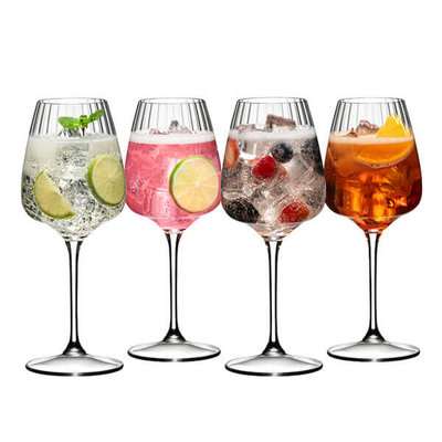 Riedel Summer Drinks Set Of 4 Spritz Mixing Glasses from B&Q
