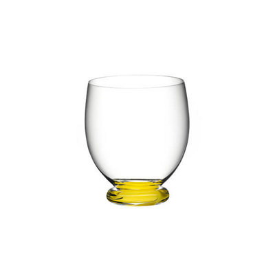 B&Q -  Hand Made Fatto A Mano Grande Tumbler Yellow