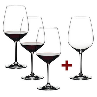 Riedel Extreme Cabernet 4 For 3 Wine Glasses from B&Q