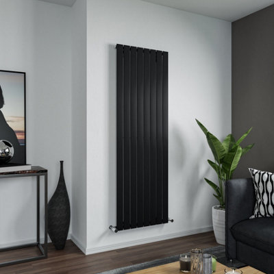 Agadon Panio Designer Panel Radiator 1800 X 595 mm Textured Black3901 Btu10 Year Guarantee from B&Q