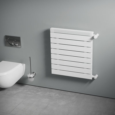Ximax Viola Vio500500W White Gas Horizontal Designer Panel Radiator(W)600mm X (H)500mm from B&Q