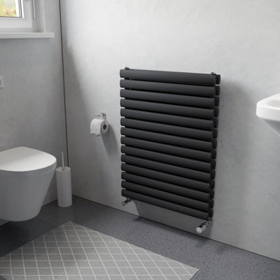 Ximax Champion Duplex Fordh816600A Anthracite Gas Vertical Designer Radiator(W)600mm X (H)816mm from B&Q