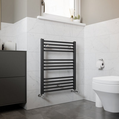 Ximax Joker Jok1140600A Anthracite Gas Vertical Designer Radiator(W)600mm X (H)720mm from B&Q