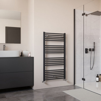 Ximax Joker Jok1140600A Anthracite Gas Vertical Designer Radiator(W)600mm X (H)1140mm from B&Q