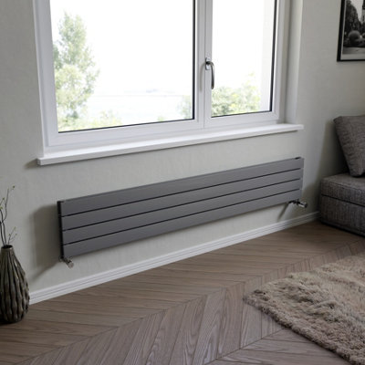 Ximax Vertirad Duplex Hwhd1195600S Gas Horizontal Designer Panel Radiator(W)1800mm X (H)295mm from B&Q