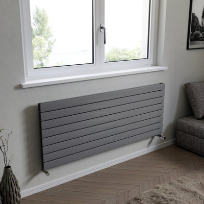 Ximax Vertirad Duplex Hwhd1195600S Gas Horizontal Designer Panel Radiator(W)1500mm X (H)595mm from B&Q