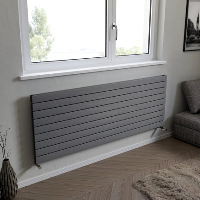 Ximax Vertirad Duplex Hwhd1195600S Gas Horizontal Designer Panel Radiator(W)1800mm X (H)670mm from B&Q