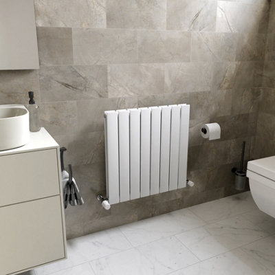Ximax Vertirad Duplex Hwd600595W White Gas Vertical Designer Panel 1952Btu Radiator(W)595mm X (H)600mm from B&Q