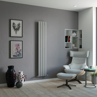Ximax Vertirad Hw180295Sc Horizontal Or Vertical Designer 1889Btu Radiator(W)295mm X (H)1800mm from B&Q