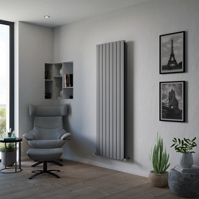 Ximax Vertirad Duplex Hwd18060Sc Horizontal Or Vertical Designer 6036Btu Radiator(W)595mm X (H)1800mm from B&Q