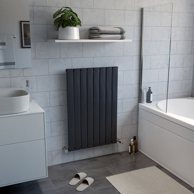 Ximax Vertirad Hw900595A Anthracite Horizontal Or Vertical Designer 2015Btu Radiator(W)595mm X (H)900mm from B&Q