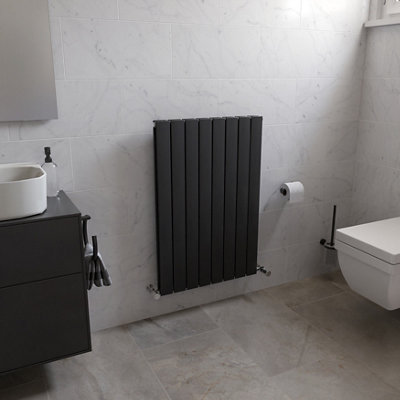 Ximax Vertirad Duplex Hwd900595A Anthracite Horizontal Or Vertical Designer 3009Btu Radiator(W)595mm X (H)900mm from B&Q