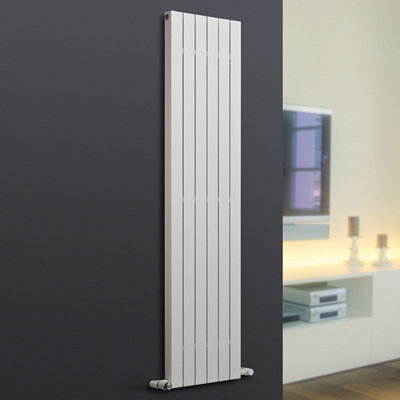 Ximax Vertirad Deluxe Hwx150045W White Horizontal Or Vertical Designer 2559Btu Radiator(W)445mm X (H)1500mm from B&Q