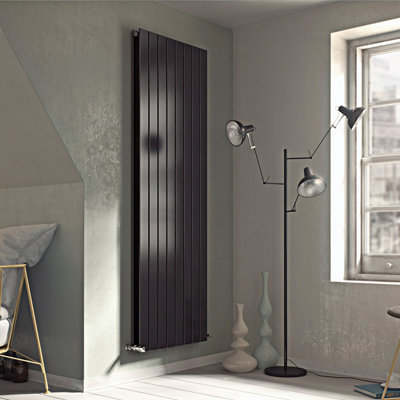 Ximax Vertirad Duplex Universal Hwd180670A Anthracite Horizontal Or Vertical 7130Btu Radiator(W)670mm X (H)1800mm from B&Q