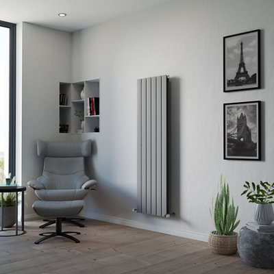 Ximax Vertirad Duplex Universal Hwd15044Sc Horizontal Or Vertical Designer 3965Btu Radiator(W)445mm X (H)1500mm from B&Q