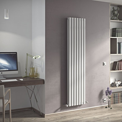 Ximax Champion Duplex Chd18029W White Vertical Designer 3127Btu Radiator(W)294mm X (H)1800mm from B&Q
