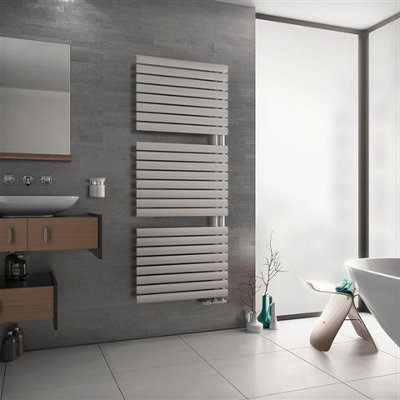 Ximax Fortuna Open White Towel Warmer (W)600mm X (H)1164mm from B&Q