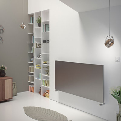 Ximax Vertiplan Hwph1559Ss Horizontal Designer 3201Btu Radiator(W)595mm X (H)1500mm from B&Q
