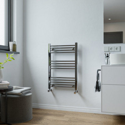 Agadon Grace Towel Radiator 700 X 500 mm Chrome from B&Q