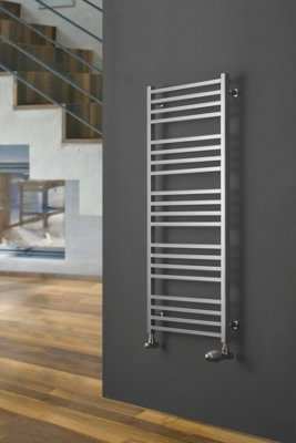 Agadon C4 740 X 600 mm Chrome Towel Radiator805 Btu5 Years Guarantee from B&Q
