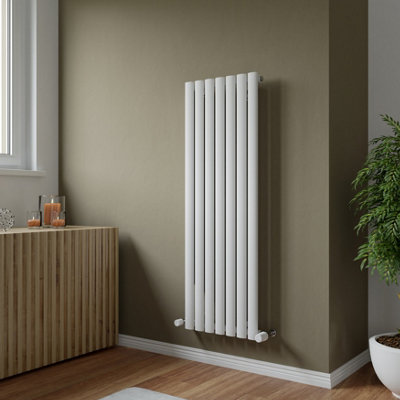 Agadon Neo Designer Radiator 1200 X 410 mm White2021 Btu10 Years Guarantee from B&Q