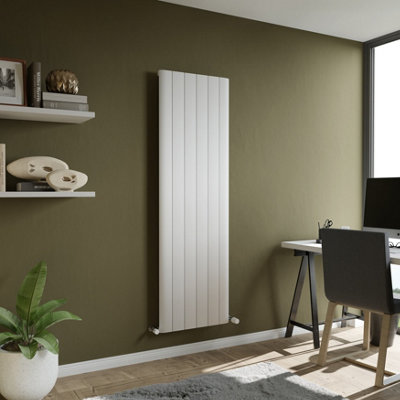 Agadon Paris Aluminium Designer Radiator 1800mm X 565 mm White4276 Btu10 Years Guarantee from B&Q