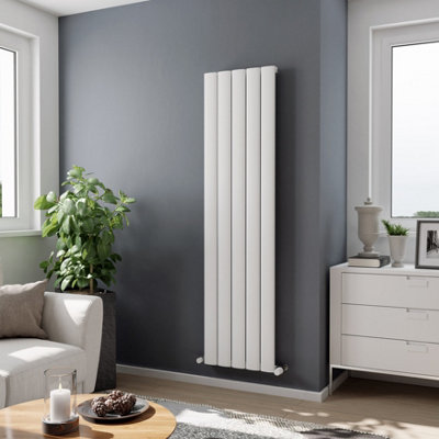 Agadon Milan Aluminium Designer Radiator 1800 X 470 mm White3526 Btu10 Years Guarantee from B&Q