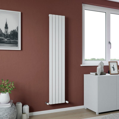 Agadon Vienna Aluminium Designer Radiator 1800 X 345 mm White2338 Btu10 Years Guarantee from B&Q