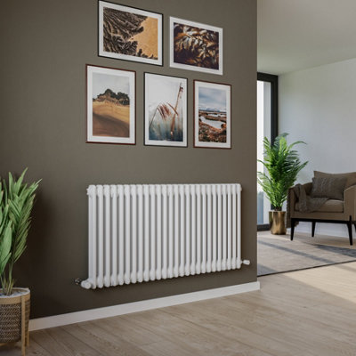 B&Q -  Kylo 2 Column Radiator 600 X 1190 mm White