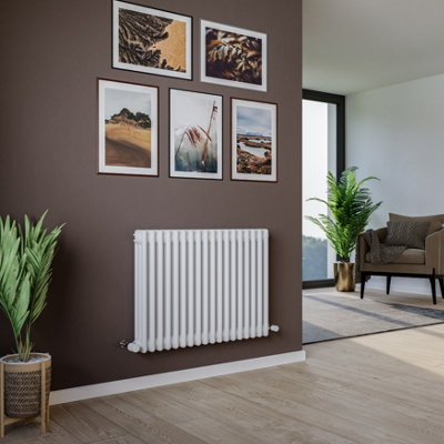 B&Q -  Kylo 3 Column Radiator 600 X 830 mm White