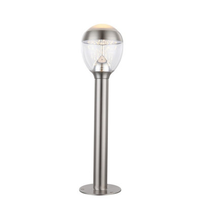Luminosa Lighting Luminosa Callisto Outdoor Bollard Stainless Steel Ip44 Led 3000K from B&Q