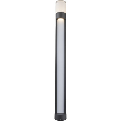 Luminosa Lighting Luminosa Nexa Outdoor Bollard Grey Ip44 Led 3000K from B&Q