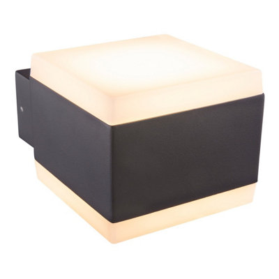 B&Q -  Luminosa Slice Outdoor Up Down Wall Lamp Anthracite Ip44 Led 3000K