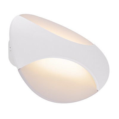 Luminosa Lighting Luminosa Alexandra Integrated Led Wall Lamp White Led 3000K from B&Q