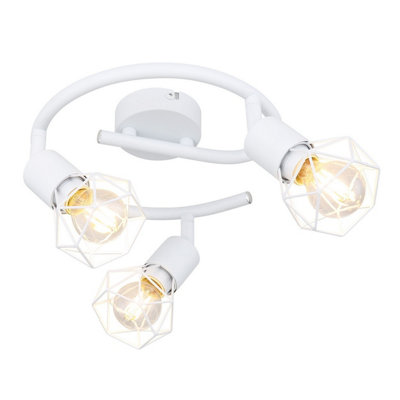 Luminosa Lighting Luminosa Xara I Ceiling Spotlight Clusters White 3X E14 from B&Q
