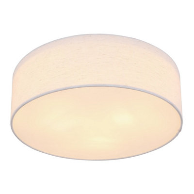 Luminosa Lighting Luminosa Ava Cylindrical Ceiling Light White 3X E27 from B&Q