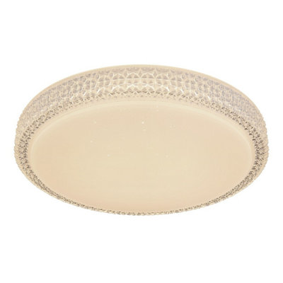 Luminosa Lighting Light/White Luminosa Ing Luminosa Ovi Decorative Flush Ceiling Led 2700-6500K Size 22