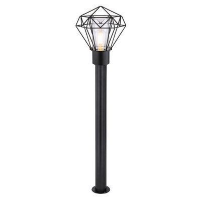 Luminosa Lighting Luminosa Horace Outdoor Bollard Black Ip44 1X E27 from B&Q