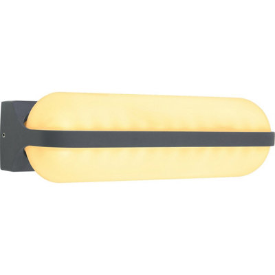 Luminosa Lighting Luminosa Honna Outdoor Up Down Wall Lamp Anthracite Ip54 Led 3000K from B&Q