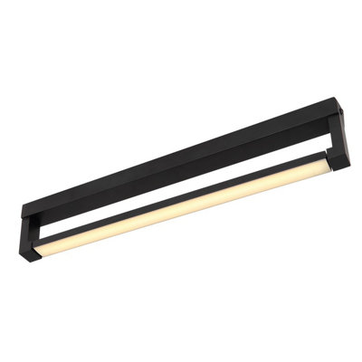 B&Q -  Luminosa Susi Integrated Led Wall Lamp Matt Black Ip44 Led 3000K
