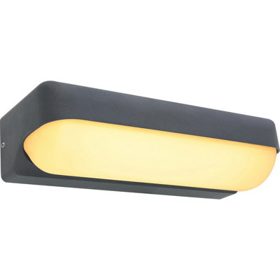 Luminosa Lighting Luminosa Honna Outdoor Wall Down Lamp Anthracite Ip54 Led 3000K from B&Q