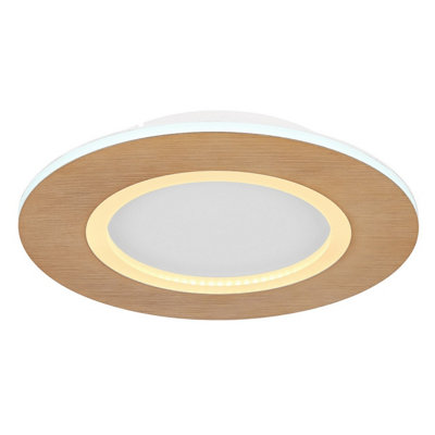Luminosa Lighting Light/White Luminosa Ing Luminosa Clay Integrated Led Semi Flush Ceiling Led 2700-6500K 30Cm