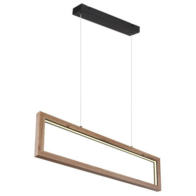 Luminosa Lighting Luminosa Mandera Pendant Ceiling Light Matt Black Led 3000K from B&Q
