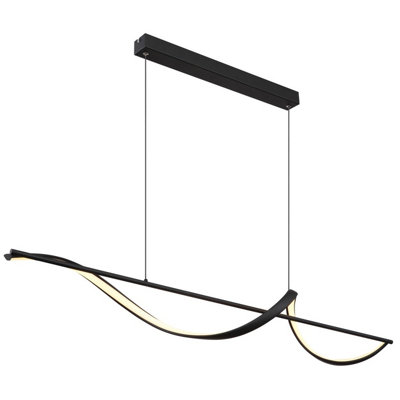 Luminosa Lighting Luminosa Violino Pendant Ceiling Light Matt Black Led 3000K from B&Q