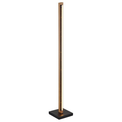B&Q -  Luminosa Starla Led Integrated Floor Lamp Matt Black Led 3000K